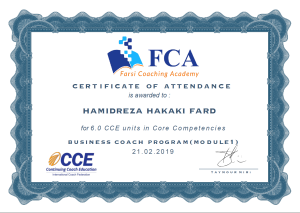 Business Coach certificate