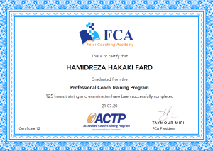 ACTP certificate