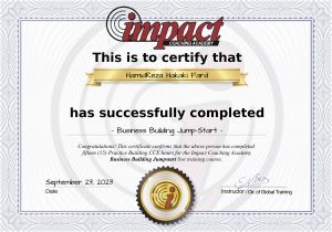 Business Building Jump-Start راه‌اندازی قدرتمند کسب‌وکارکوچینگ